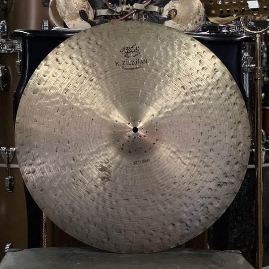 USED Zildjian 90's 22" K Constantinople Light Ride Cymbal - 2472g