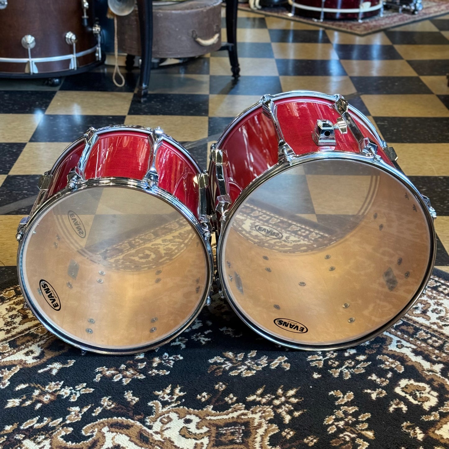 USED 1990's Tama Artstar Custom in Red Lacquer - 16x22, 10x10, 11x12, 12x13, 13x14, 16x16
