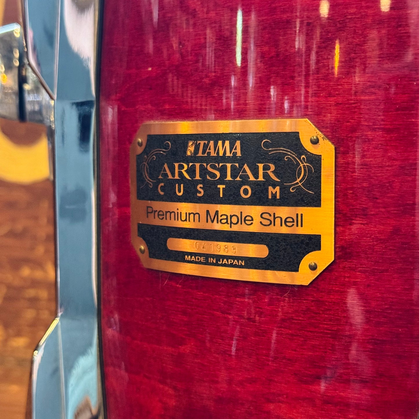 USED 1990's Tama Artstar Custom in Red Lacquer - 16x22, 10x10, 11x12, 12x13, 13x14, 16x16