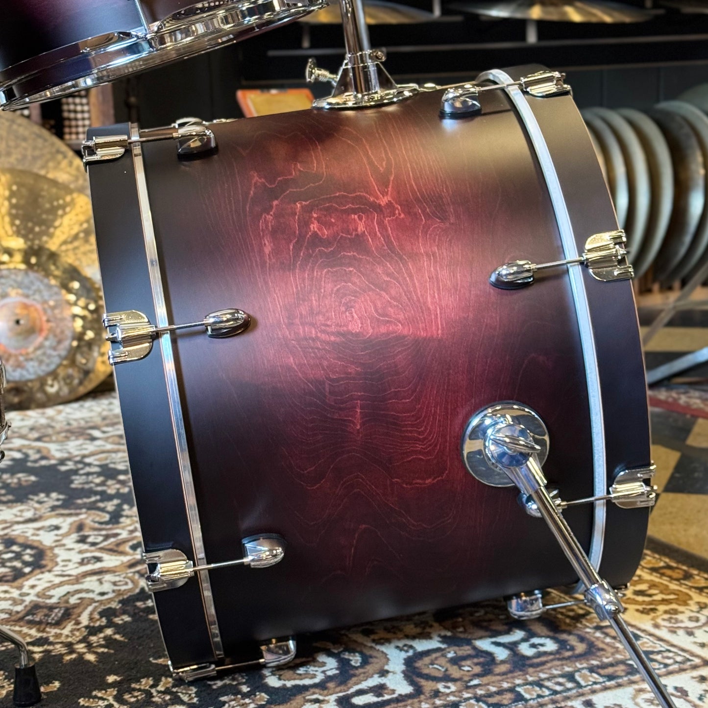 NEW Gretsch Catalina Maple in Satin Deep Cherry Burst - 16x22, 7x10, 8x12, 16x16