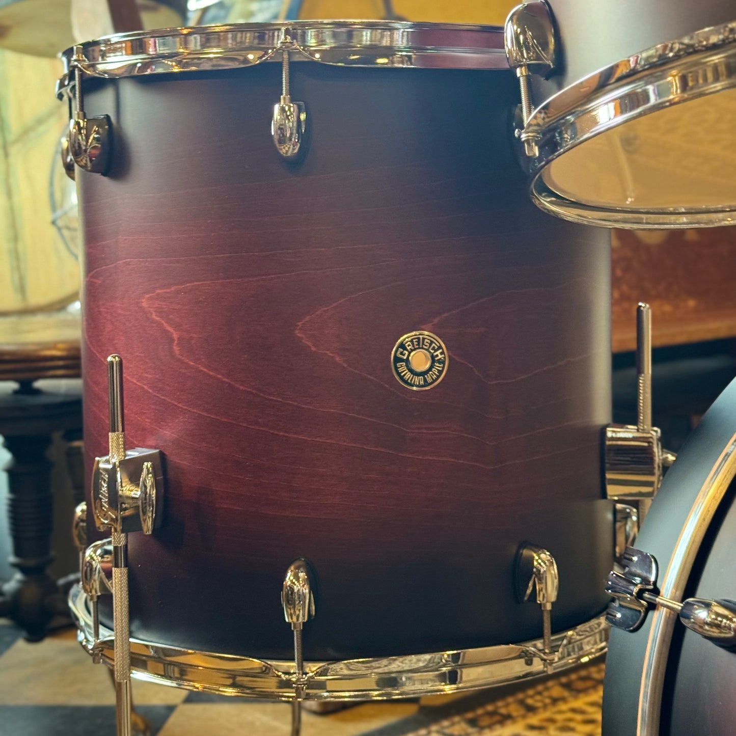 NEW Gretsch Catalina Maple in Satin Deep Cherry Burst - 16x22, 7x10, 8x12, 16x16
