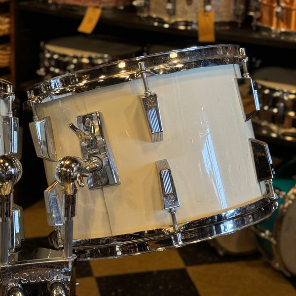 VINTAGE 1983 Sonor Phonic Drum Set in Gloss White - 14x22, 9x13, 10x14, 16x16