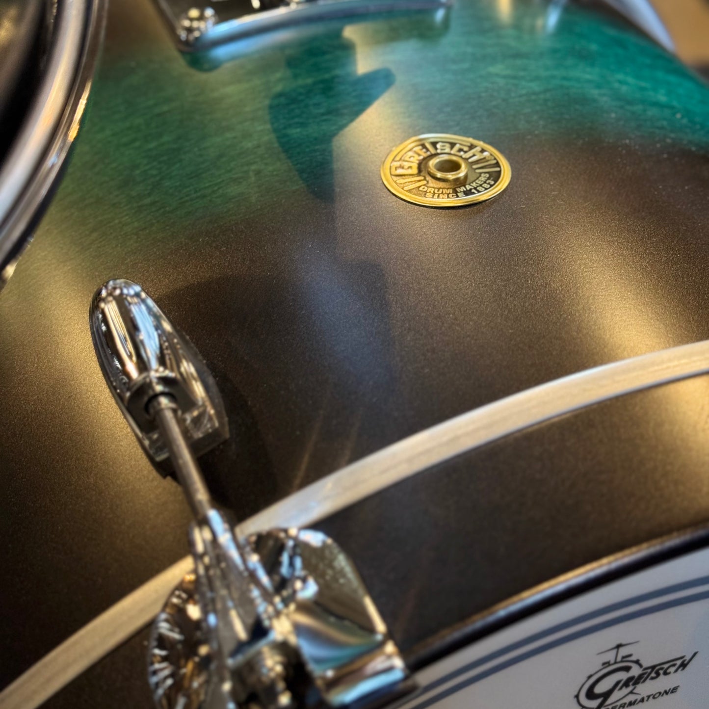 USED 2022 Gretsch Broadkaster in Satin Caribbean Twilight Mist - 14x20, 8x12, 14x14