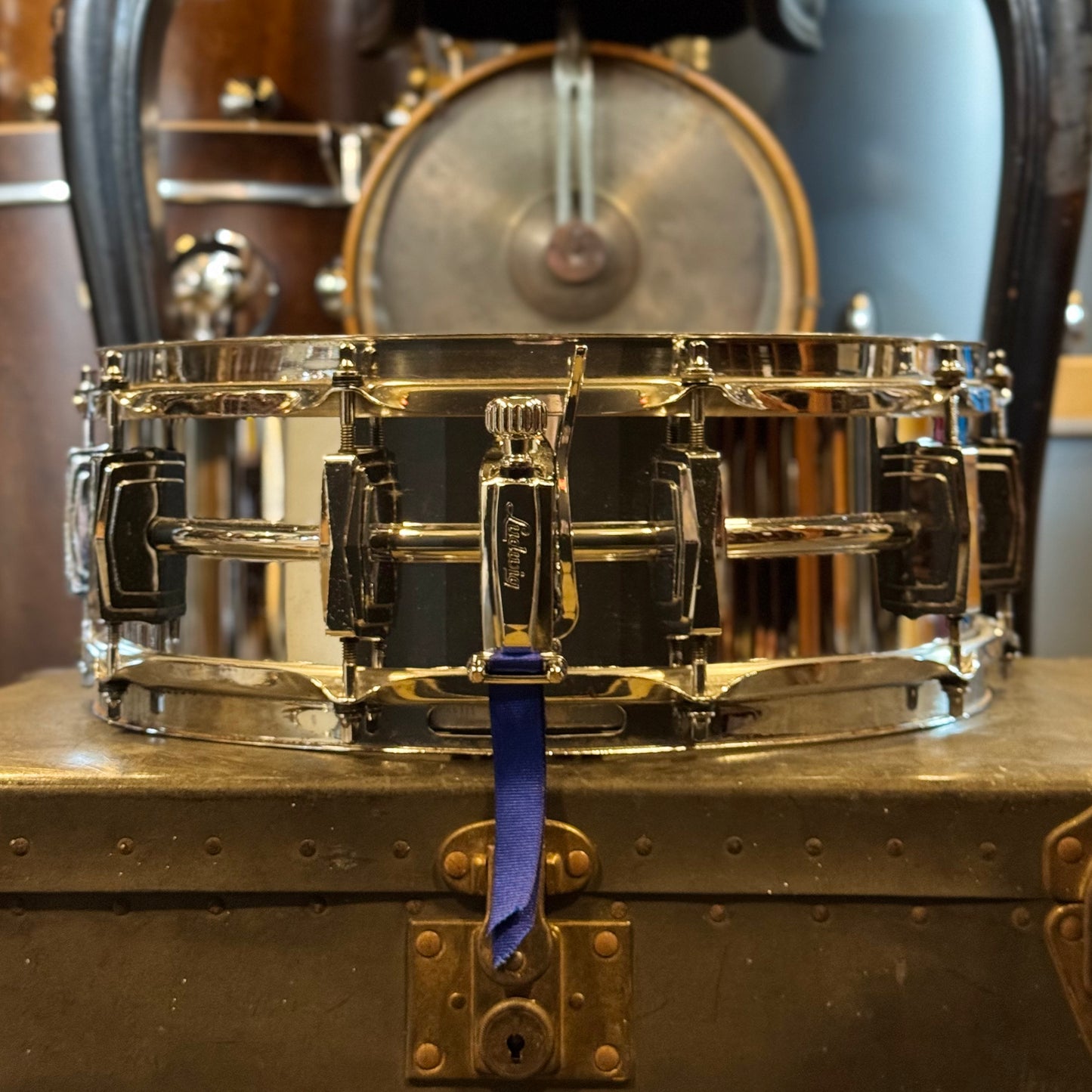 VINTAGE 1970's Ludwig 5x14 Lm400 Supraphonic Snare Drum