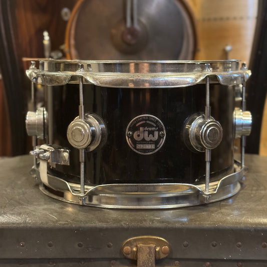USED 2000's DW 6x10 Pre-Collectors Snare Drum in Piano Black Lacquer