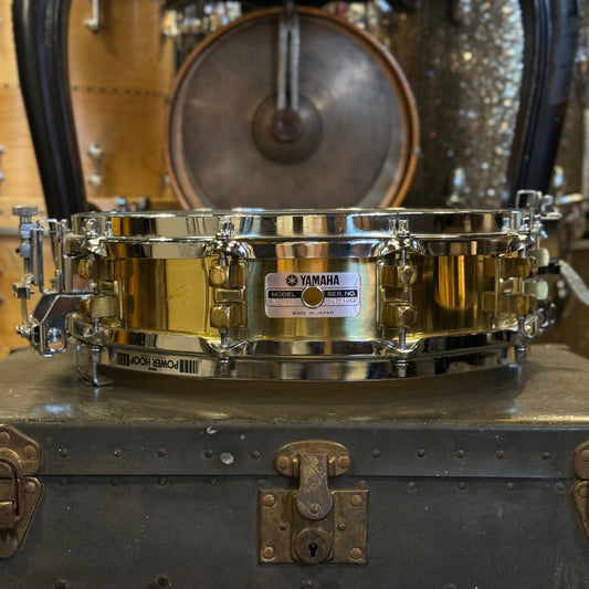 USED 1987-1996 Yamaha 3.5x14 SD-930 Brass Piccolo Snare Drum