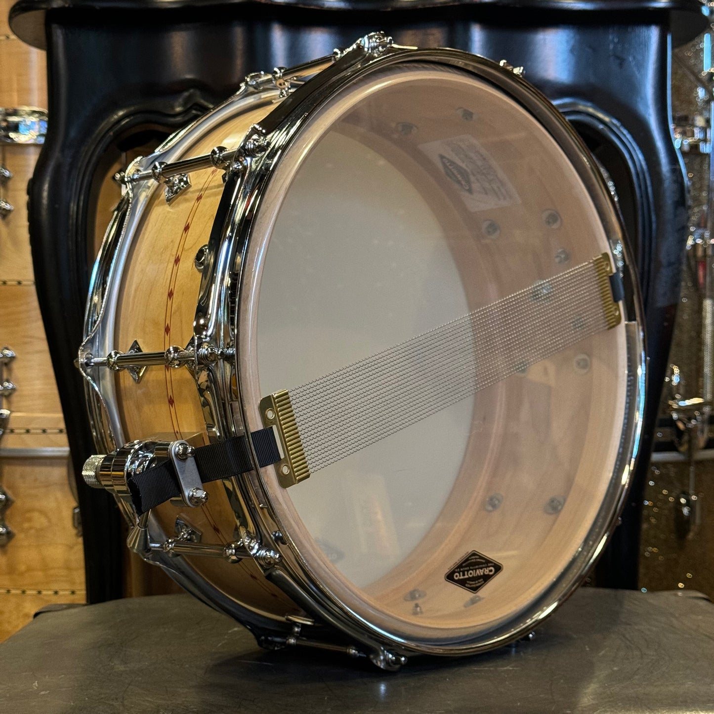 NEW Craviotto Custom Shop 5.5x14 Maple - Natural Maple w/ Maple Inlay & Hybrid Edges