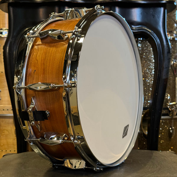 NEW Craviotto Custom Shop 5.5x14 Cherry - Natural Oil w/ 45 Degree Edges