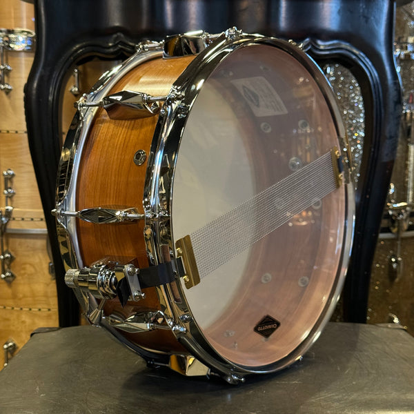 NEW Craviotto Custom Shop 5.5x14 Cherry - Natural Oil w/ 45 Degree Edges