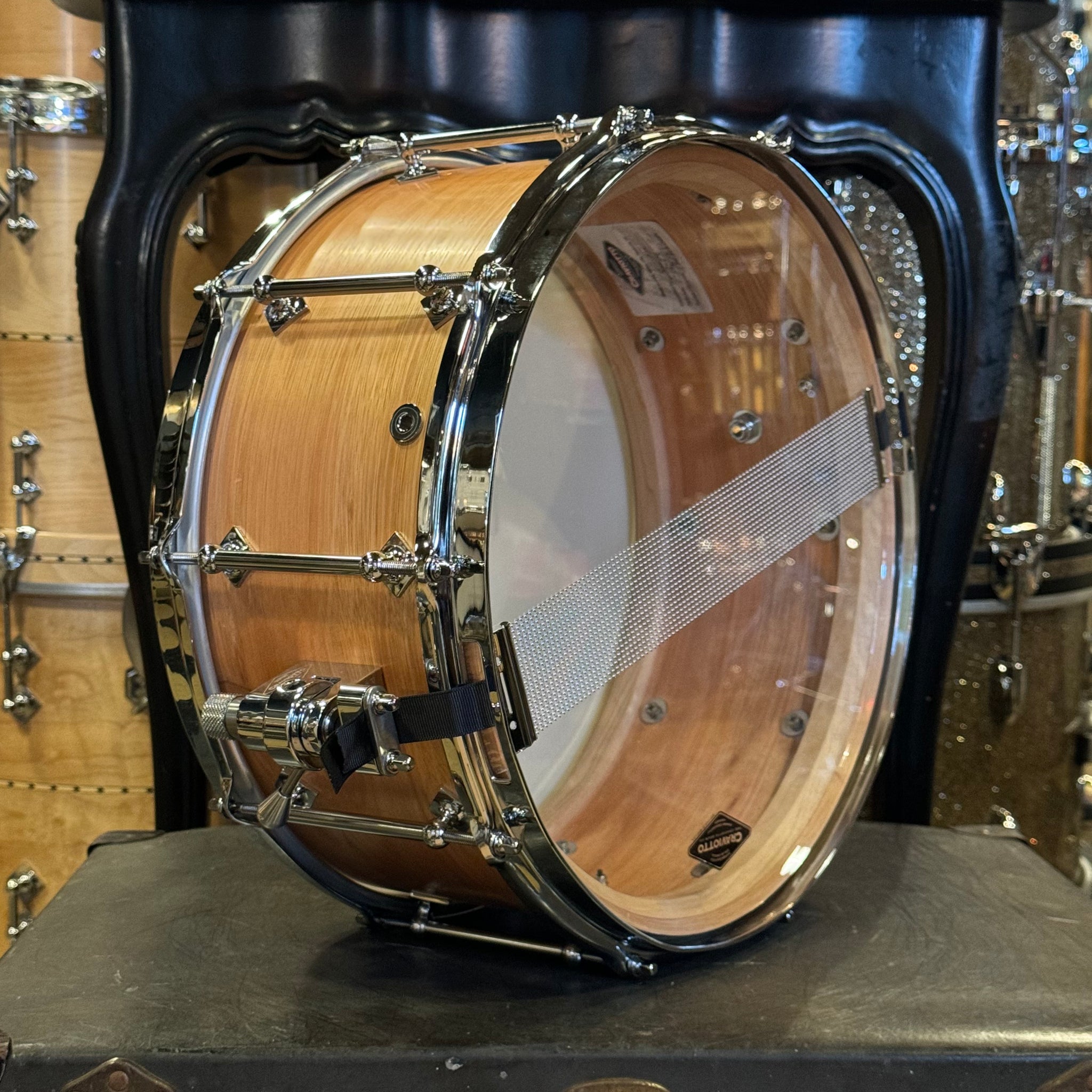 NEW Craviotto Private Reserve 6.5x14 Red Gum - Natural Oil w/ 45 Degre –  Badges Drum Shop