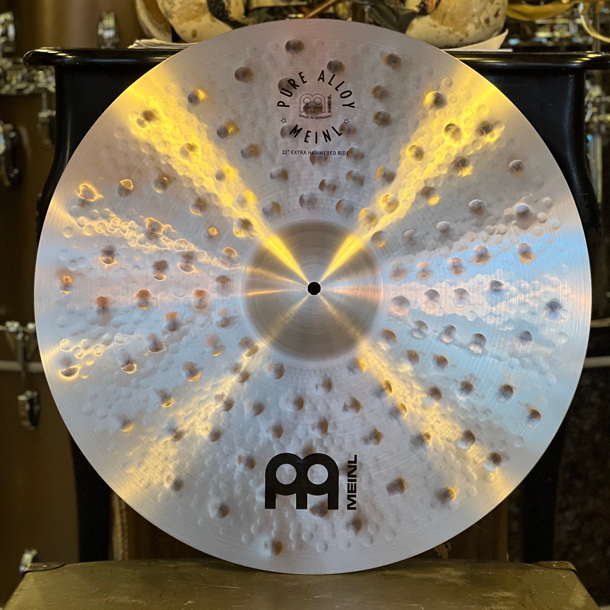 NEW Meinl 22" Pure Alloy Extra Hammered Ride Cymbal - 2968g