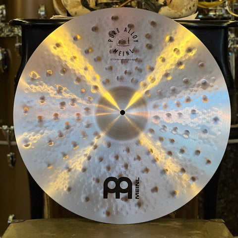 NEW Meinl 22" Pure Alloy Extra Hammered Ride Cymbal - 2968g