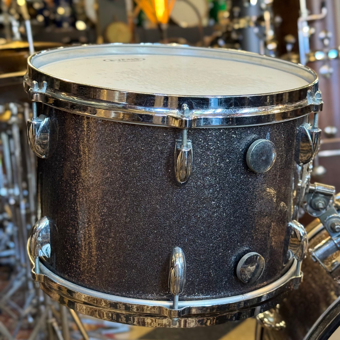 VINTAGE 1960's Gretsch Round Badge Drum Set in Starlight Sparkle - 14x20, 9x13, 14x14, 16x16, 5.5x14