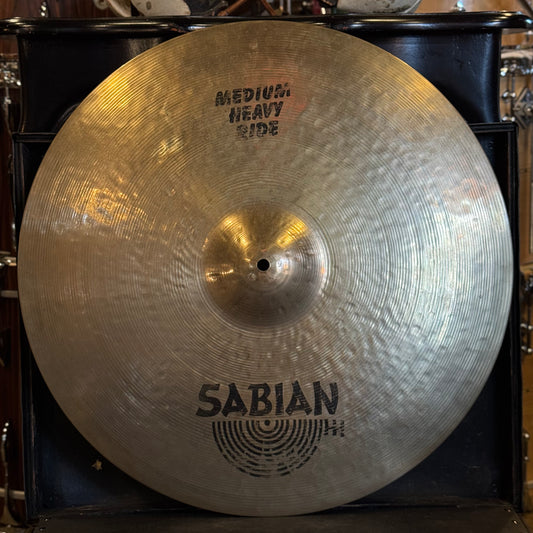 VINTAGE 1980's Sabian 21" HH Medium Heavy Brilliant Ride - 3024