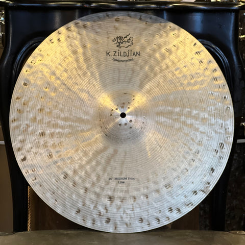 USED ZIldjian 20" K Constantinople Medium-Thin Low Ride Cymbal - 2028g