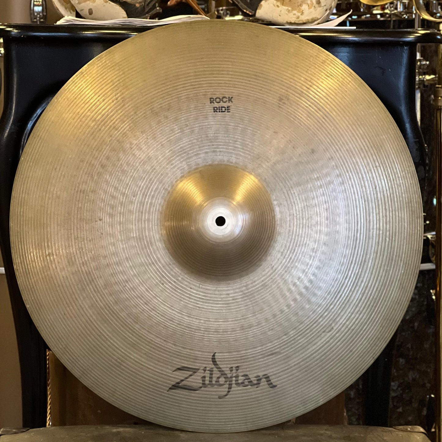 USED Zildjian 21" A. Zildjian Rock Ride Cymbal - 3446g