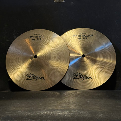 USED Zildjian 10" A. Zildjian Special Record Hi-Hat Cymbals - 480/492g