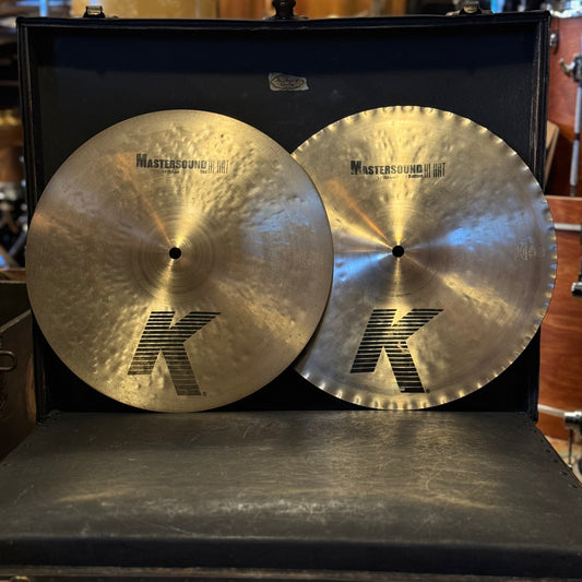 USED Zildjian 13" K. Zildjian Mastersound Hi-Hat Cymbals - 844/1142g