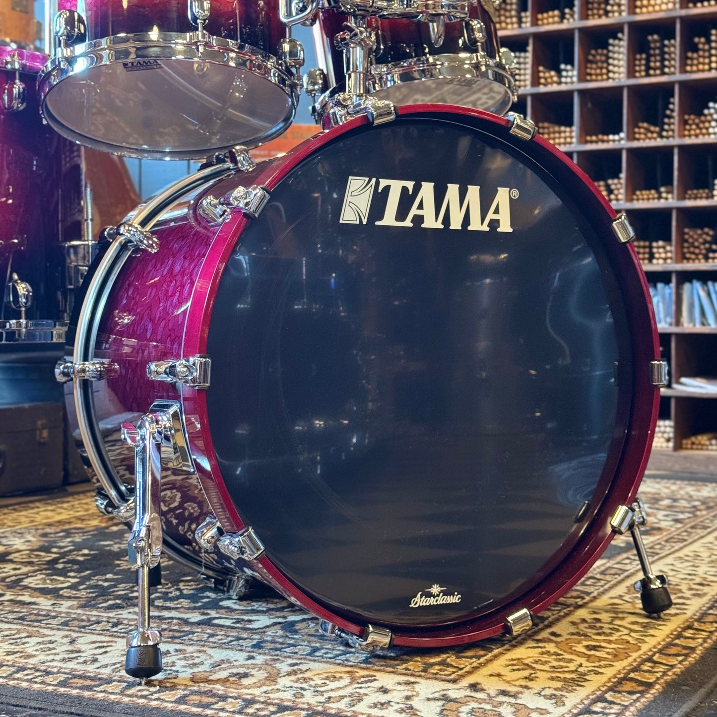 USED Tama Starclassic Walnut/Birch in Molten Raspberry Burst - 16x22, 8x10, 9x12, 14x16
