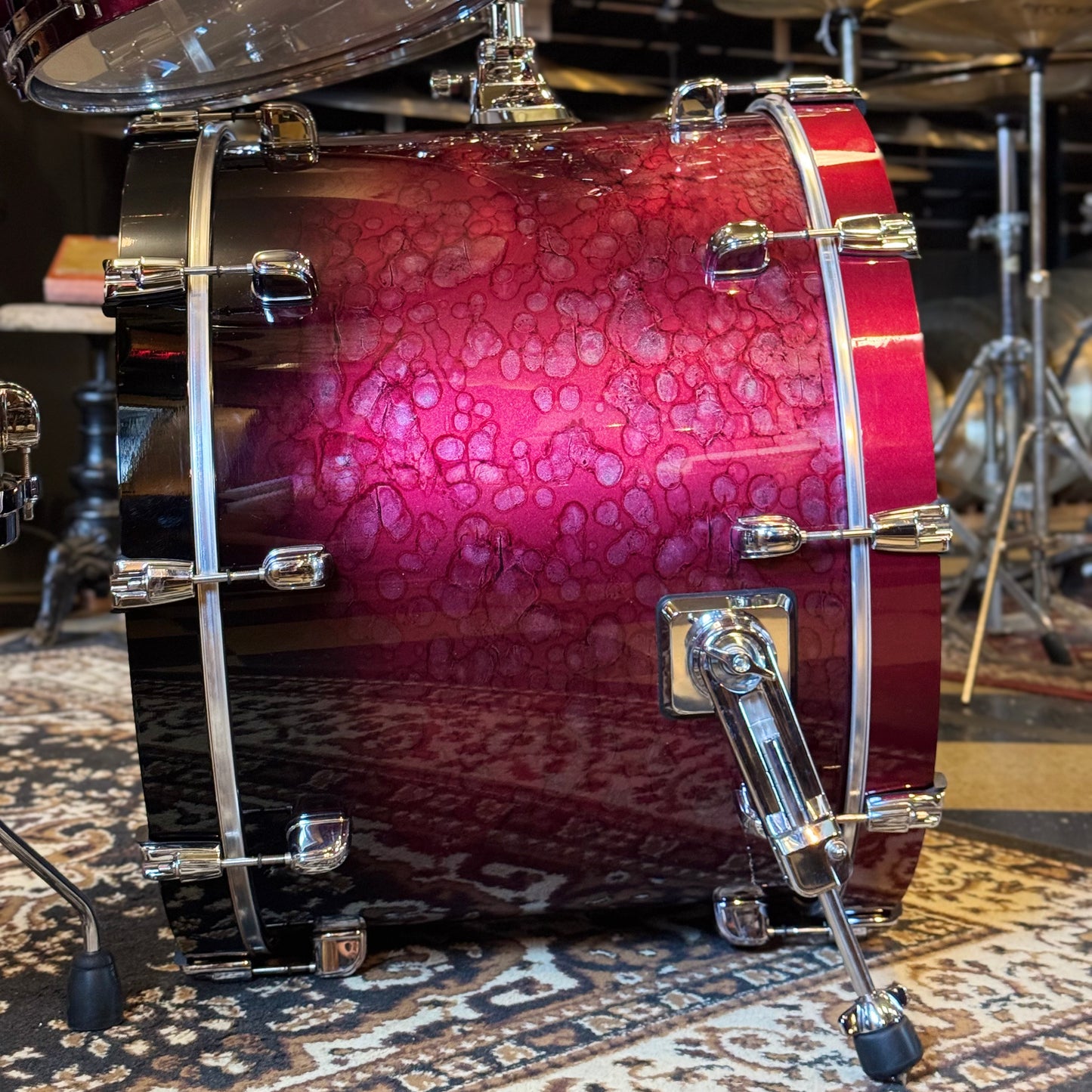USED Tama Starclassic Walnut/Birch in Molten Raspberry Burst - 16x22, 8x10, 9x12, 14x16