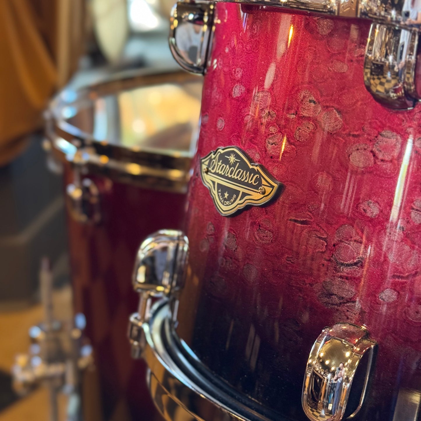 USED Tama Starclassic Walnut/Birch in Molten Raspberry Burst - 16x22, 8x10, 9x12, 14x16