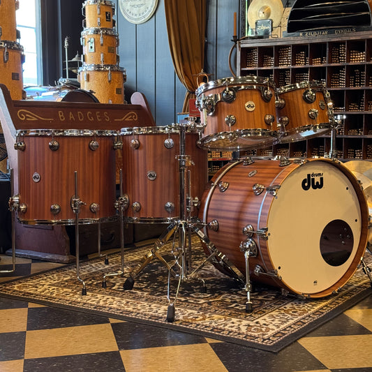 USED DW Collectors Maple Mahogany in Natural Hard Satin Mahogany - 16x22, 8x10, 9x13, 16x16, 16x18