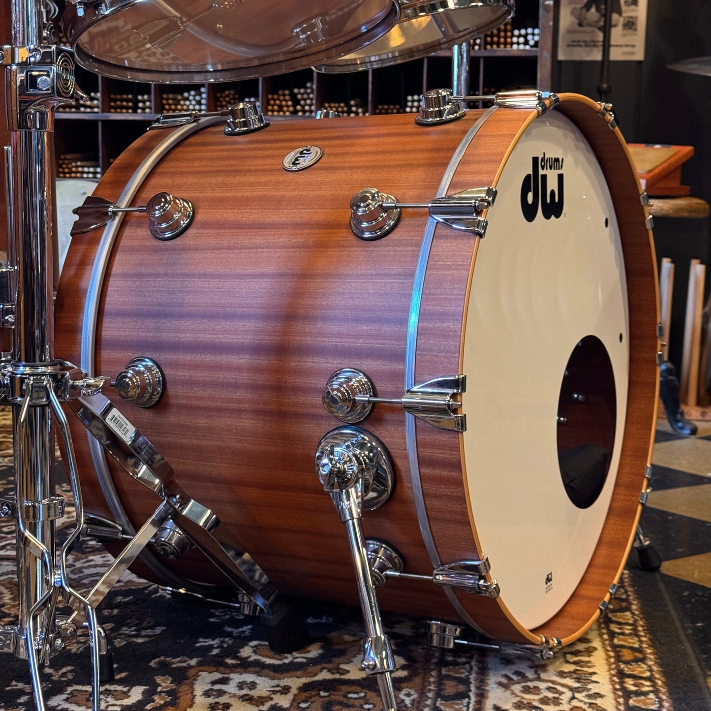USED DW Collectors Maple Mahogany in Natural Hard Satin Mahogany - 16x22, 8x10, 9x13, 16x16, 16x18