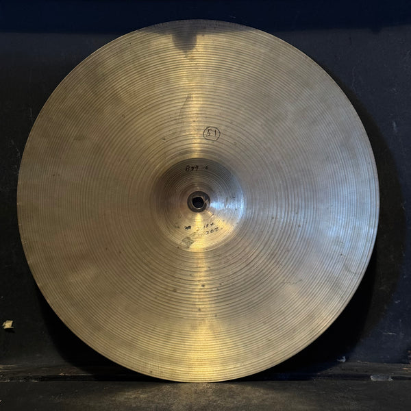 VINTAGE 1960's A. Zildjian 15" Thin Crash - 859g