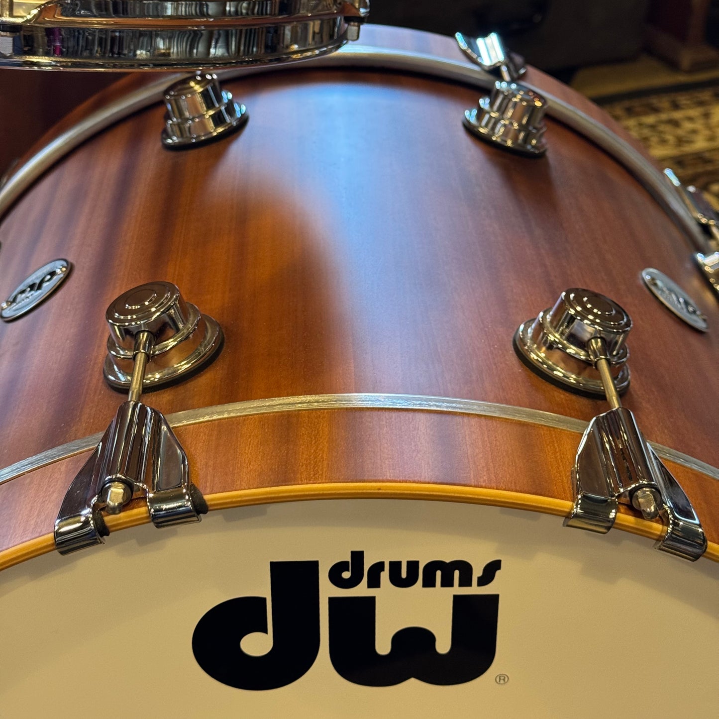 USED DW Collectors Maple Mahogany in Natural Hard Satin Mahogany - 16x22, 8x10, 9x13, 16x16, 16x18