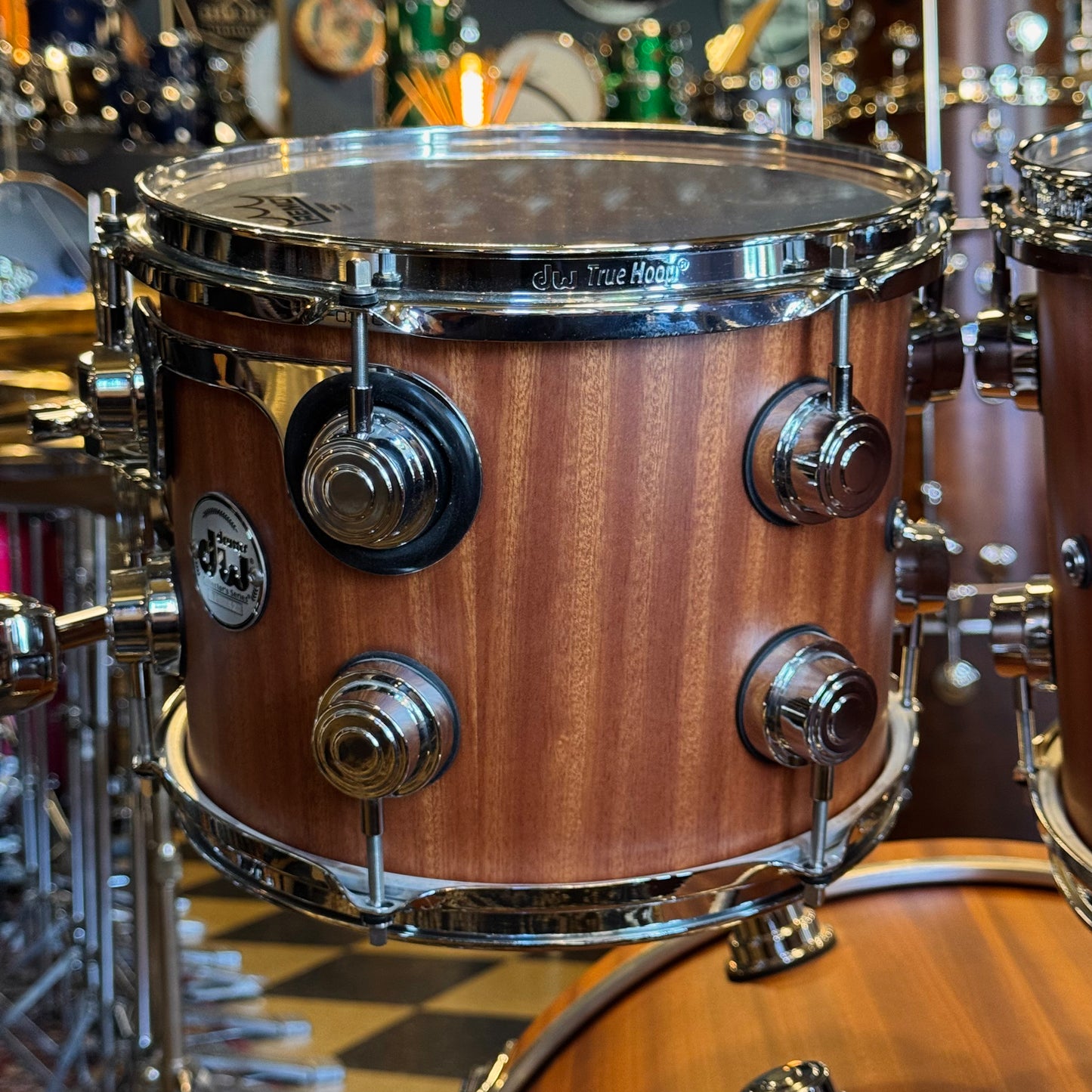 USED DW Collectors Maple Mahogany in Natural Hard Satin Mahogany - 16x22, 8x10, 9x13, 16x16, 16x18