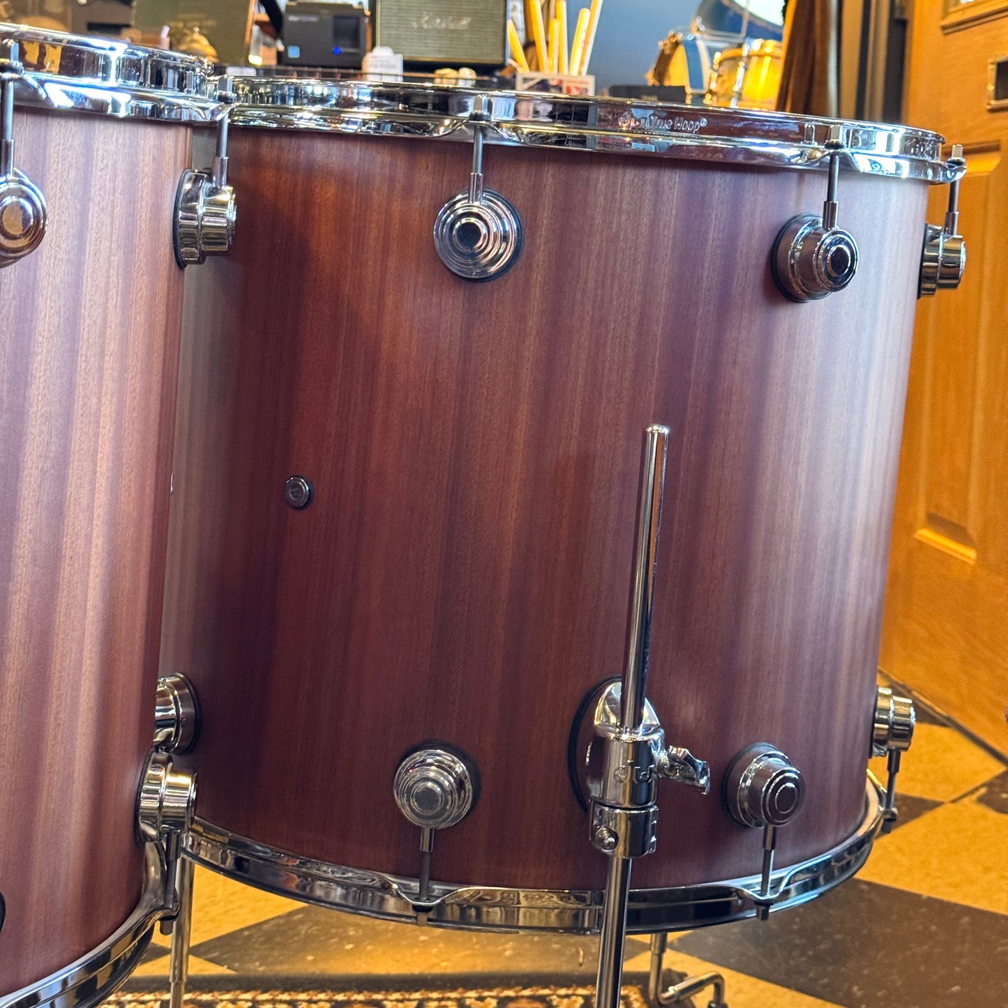 USED DW Collectors Maple Mahogany in Natural Hard Satin Mahogany - 16x22, 8x10, 9x13, 16x16, 16x18