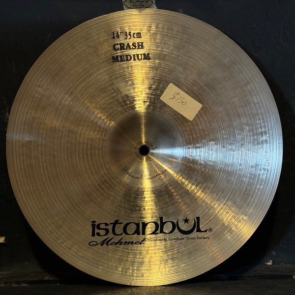 USED 90's Istanbul Mehmet 14" Medium Crash Cymbal - 742g
