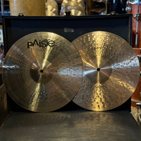 USED Paiste 14" Dimensions Prototype/Dimensions Power Hi-Hat Combination - 1035/1398g