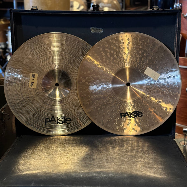 USED Paiste 14" Dimensions Prototype/Dimensions Power Hi-Hat Combination - 1035/1398g