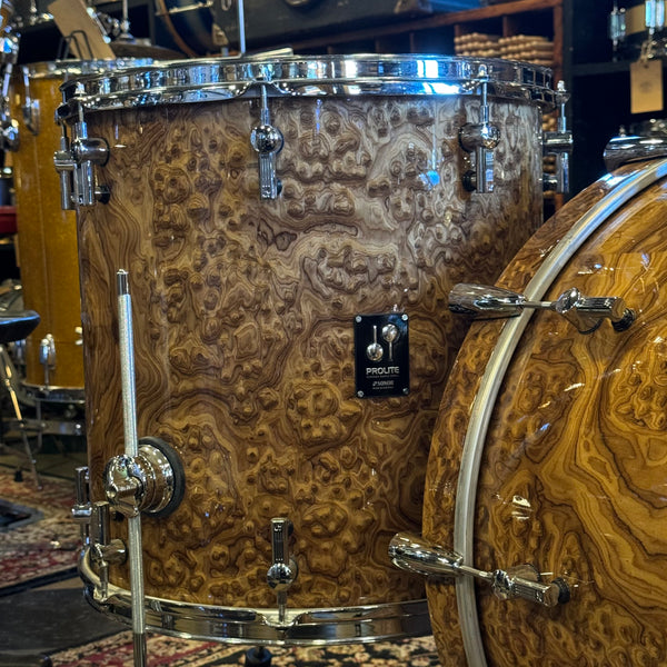 USED Sonor Prolite in Chocolate Burl Veneer - 18x22, 8x10, 9x12, 16x16