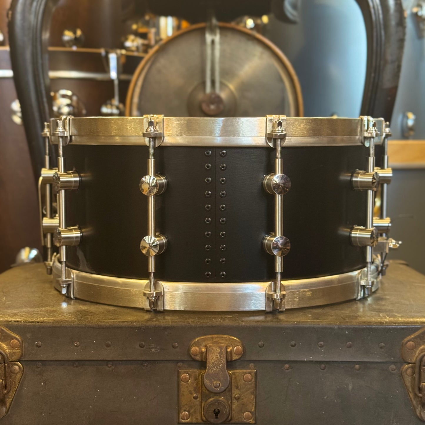 USED VK 6.5x14 Black Magnesium Snare Drum