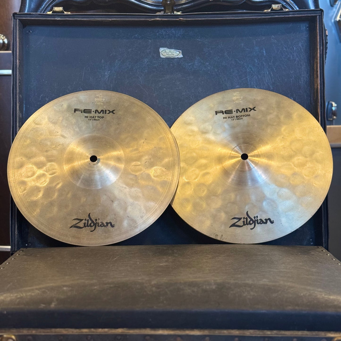 USED Zildjian 12" Remix Hi-Hats - 714/944g