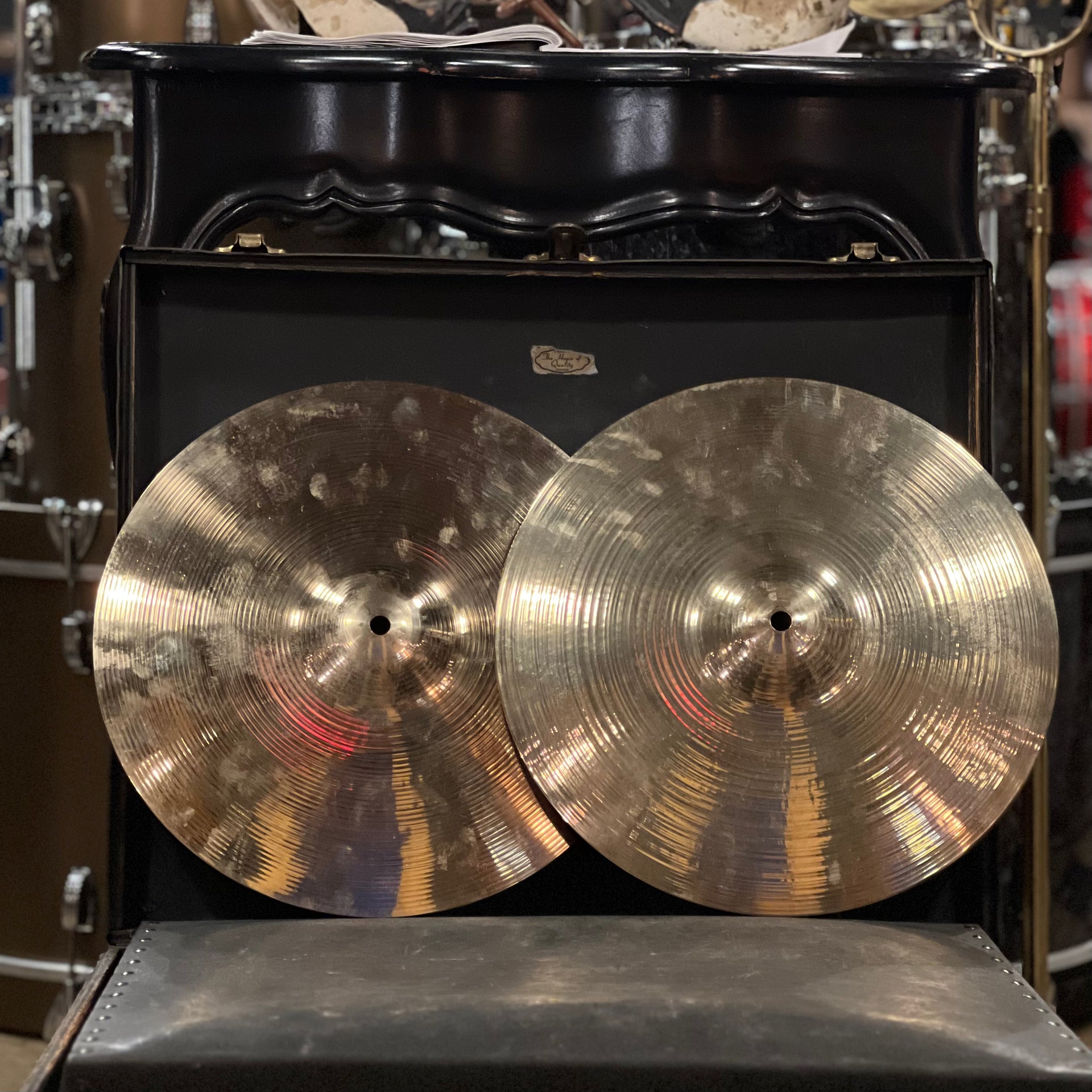 Zildjian New Beat Hi Hat 14\" 80's〜90's Zildjian '90s A 14