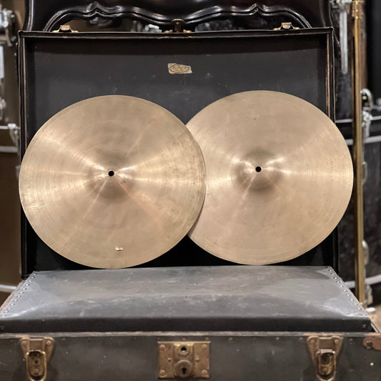 VINTAGE 1950's UFIP 13" Paper-Thin Hi-Hats - 522/528g