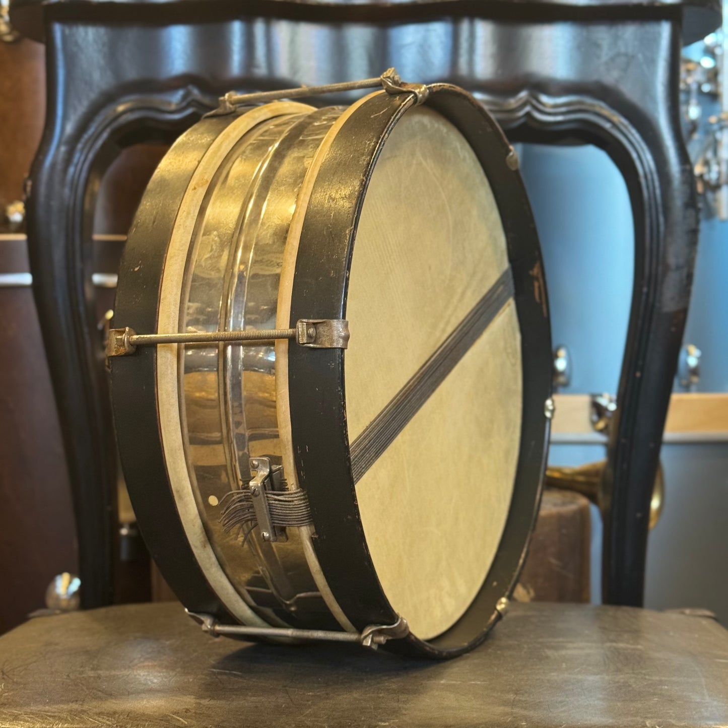 VINTAGE 1920's 5x14 Slingerland Student Orchestra Snare Drum