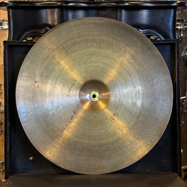 VINTAGE 1940's A. Zildjian 19" Transition Stamp Crash-Ride - 1646g