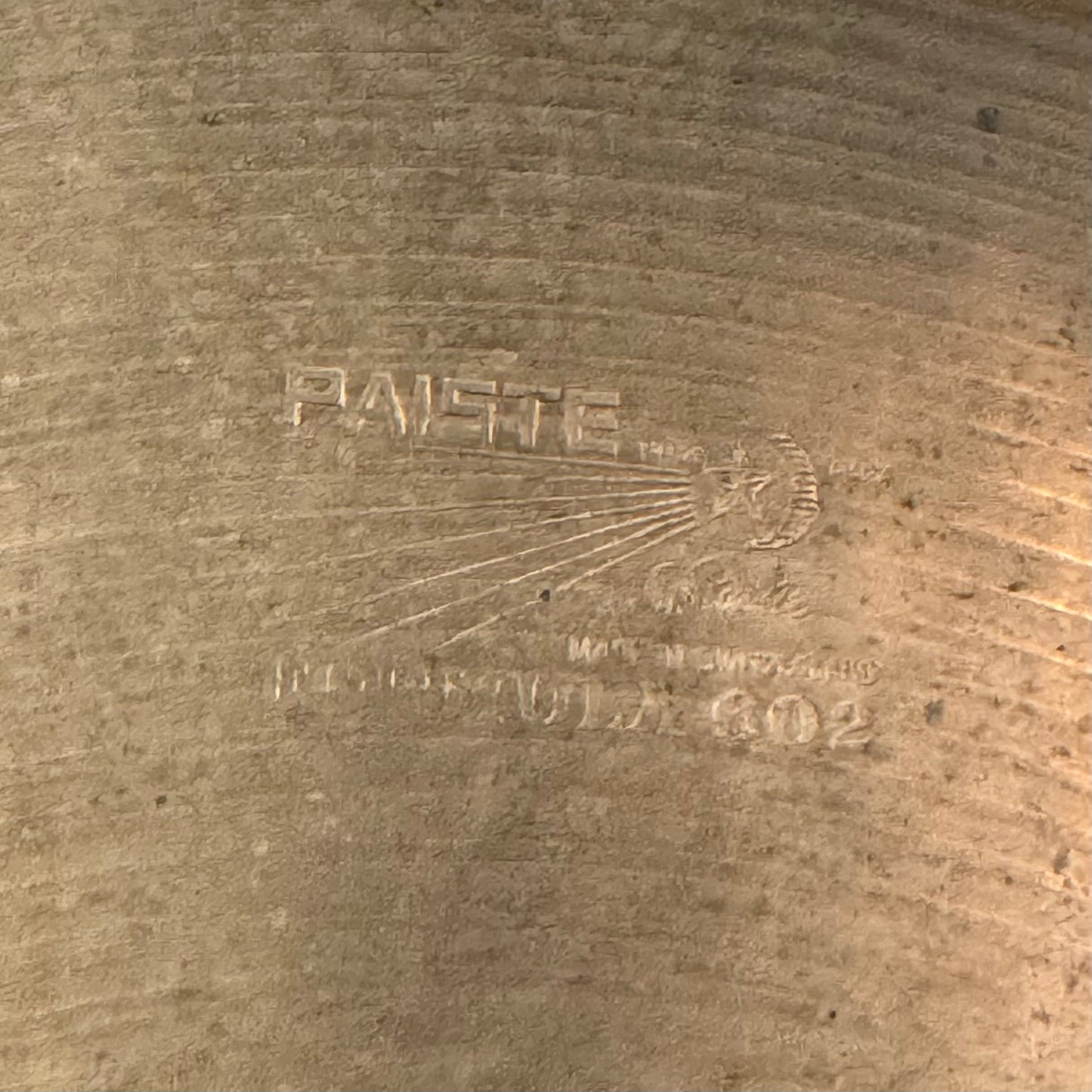 VINTAGE 1960's Paiste 20" Formula 602 Ride Cymbal - 2388g