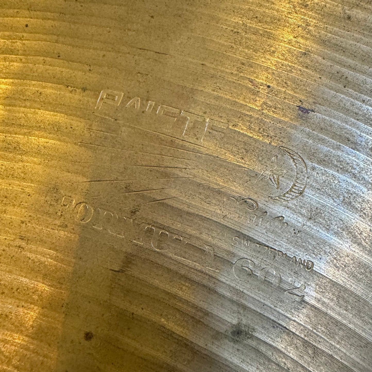 VINTAGE Paiste 21" Formula 602 Thin Ride Cymbal - 2354g