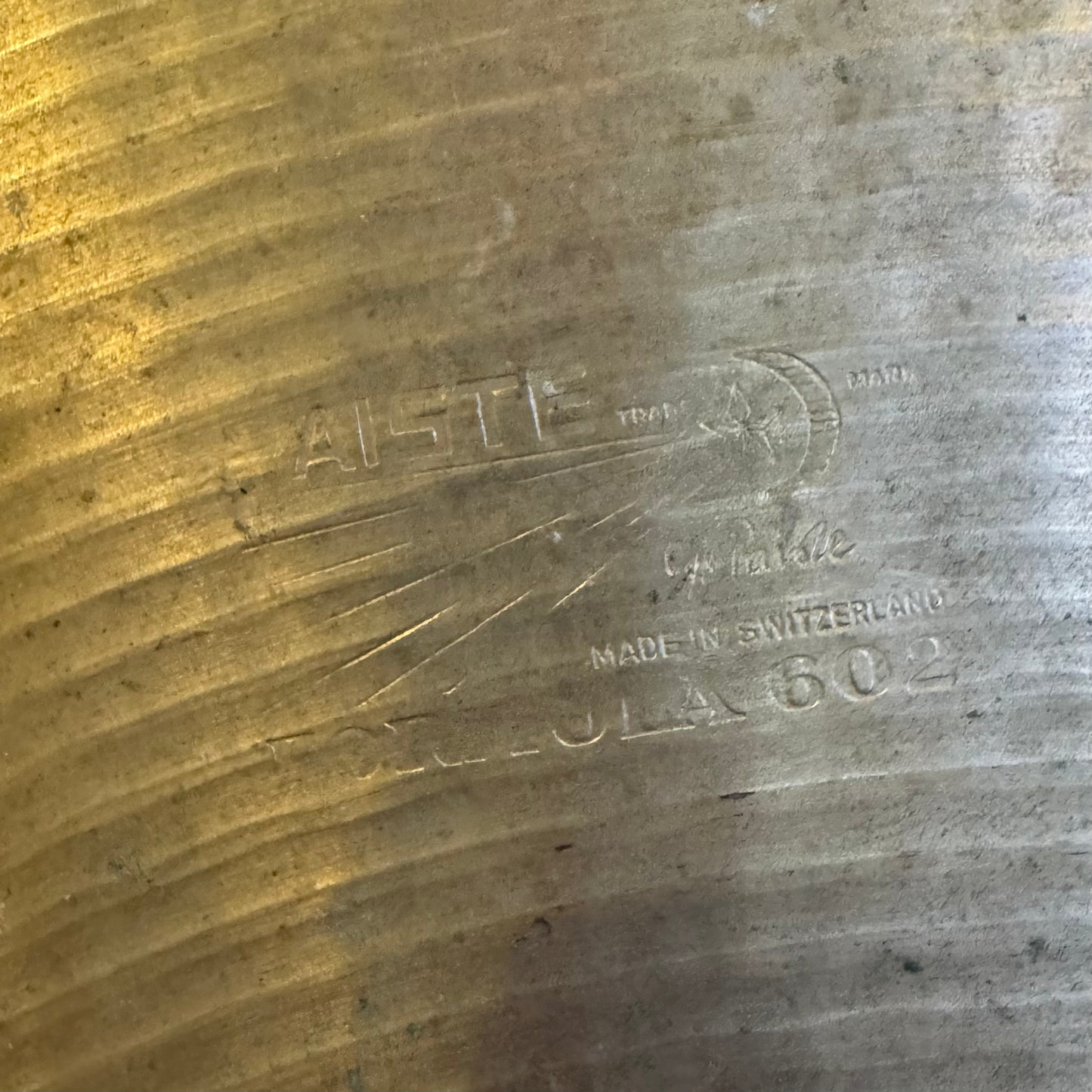 VINTAGE 1960's Paiste 24" Formula 602 Thin Ride - 3460g