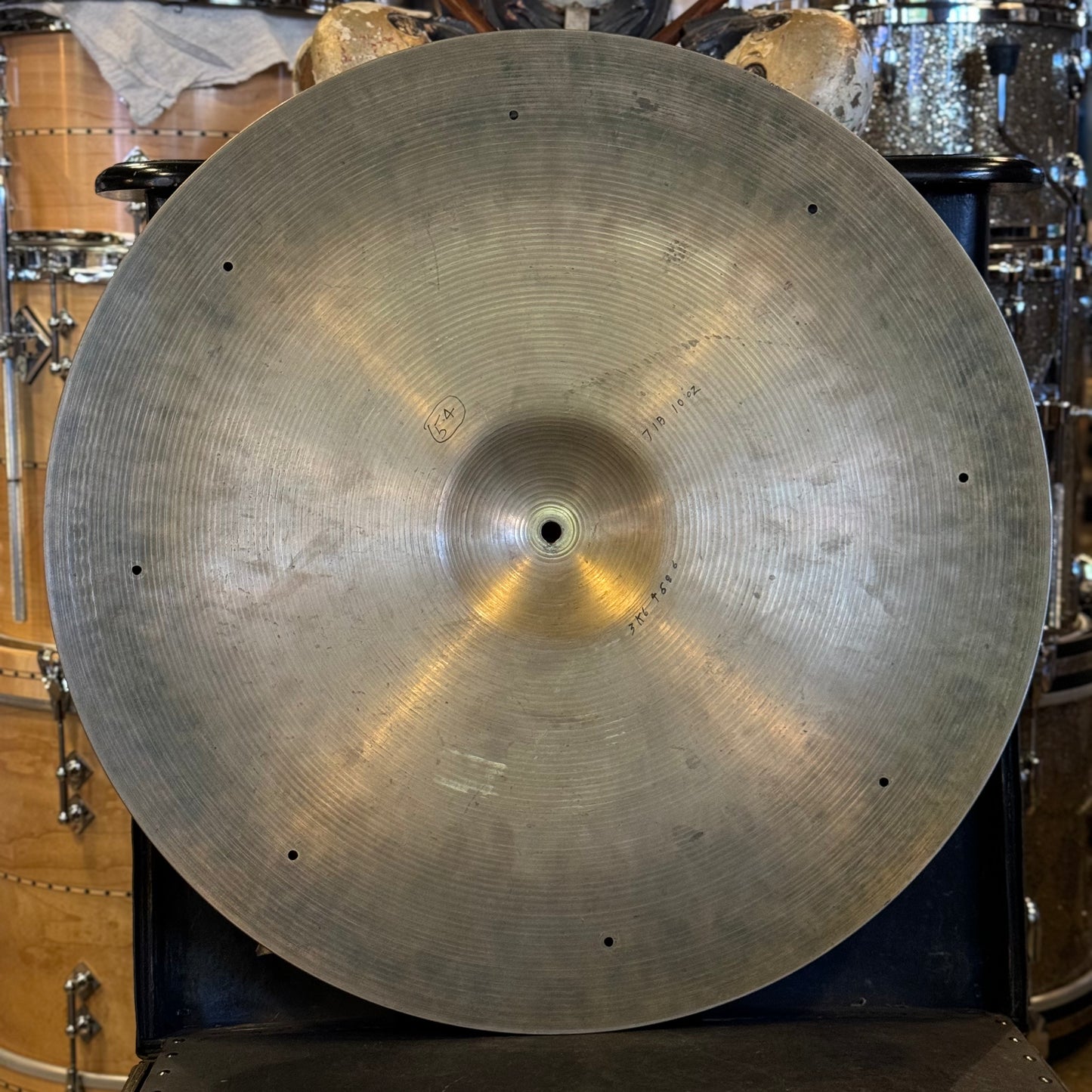 VINTAGE 1960's Paiste 24" Formula 602 Thin Ride - 3460g