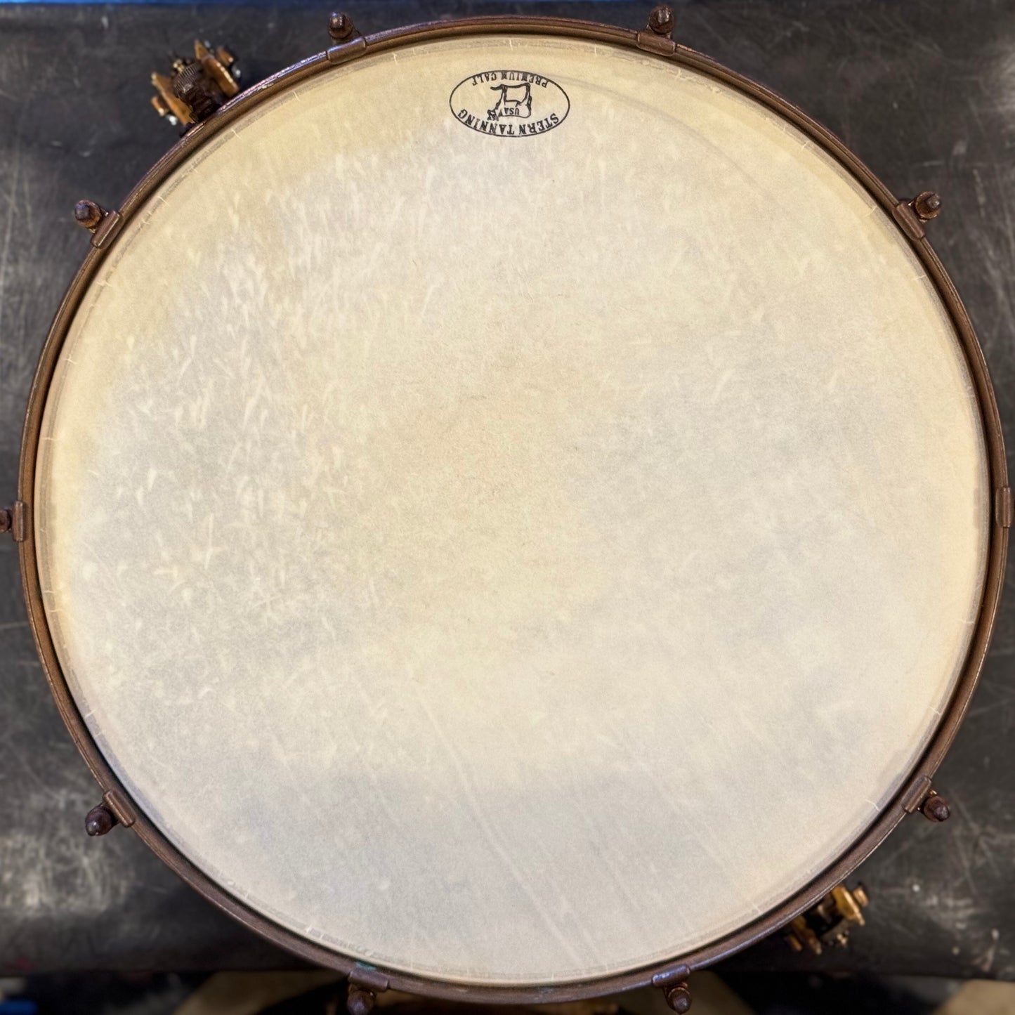 VINTAGE 1927 Ludwig 4x14 De Luxe Super Ludwig "Black Beauty" Super Sensitive Dance Model