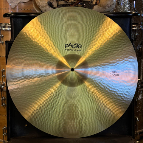 NEW Paiste 22" Formula 602 Thin Crash - 2513g