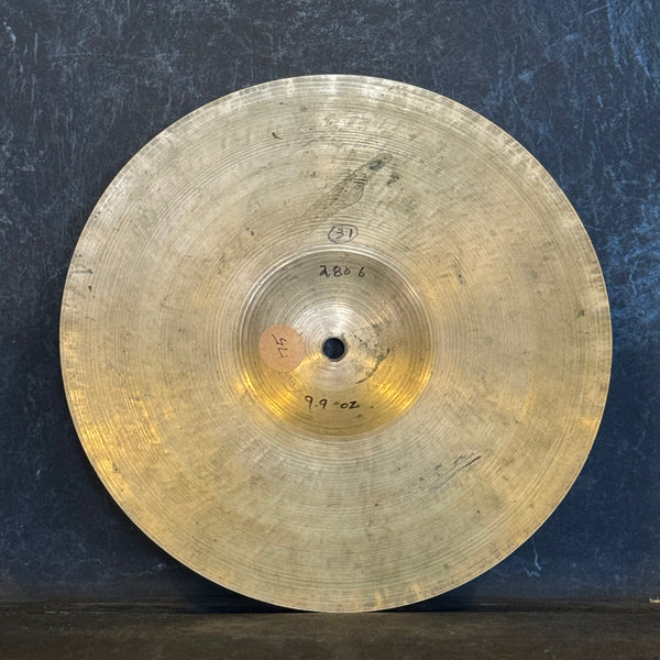 VINTAGE 1940's A. Zildjian 10" Transition Stamp Splash Cymbal - 280g