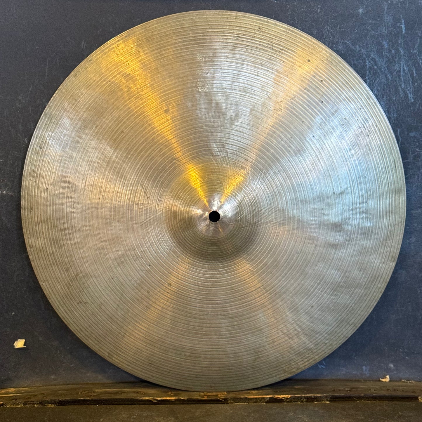 VINTAGE K. Zildjian Istanbul 15" Intermediate Stamp Hi-Hat Top Cymbal - 960g