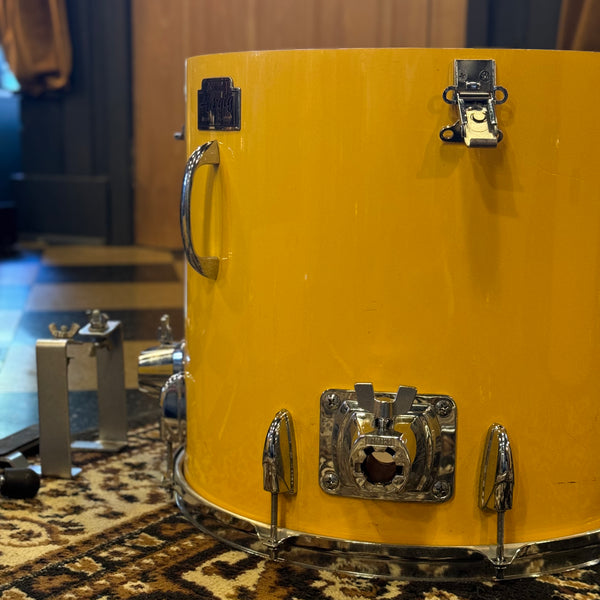 USED Yamaha Rick Marotta Hip Gig Nesting Kit in Tony Williams Yellow - 21x16, 6x10, 7x13, 5x12